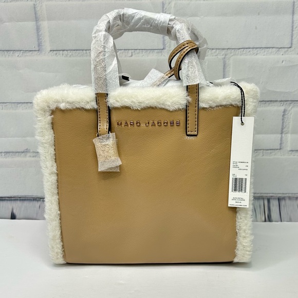 Marc Jacobs Faux Fur Trimmed Tote - Picture 1 of 10
